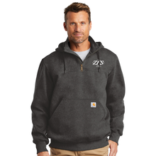 Load image into Gallery viewer, APPAREL/Outerwear - Carhartt Rain Defender Paxton Heavyweight Hooded Zip Mock Sweatshirt - ZFR