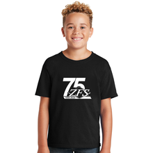 Load image into Gallery viewer, APPAREL/Youth Shirts - 50/50 Cotton/Poly T-Shirt - ZFS 75th