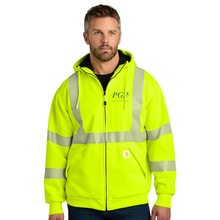 Load image into Gallery viewer, APPAREL/Outerwear - Carhartt ANSI 107 Class 3 Lined Full-Zip Sweatshirt - PGP