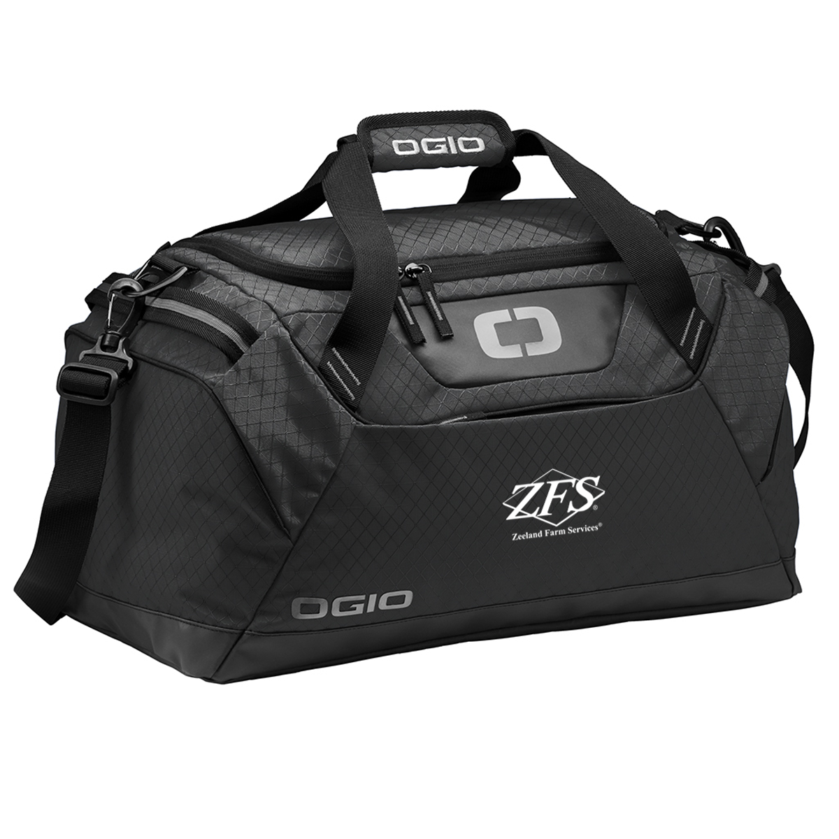 ◆OTZ SHOES◆ Glossy Duffel Bag Black FLOTFA1B08 Duffle Bag - Nylon with Embroidery – A-Z creations