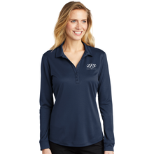 Load image into Gallery viewer, APPAREL/Shirts - Port Authority Ladies' Silk Touch Long Sleeve Performance Polo Shirt - ZFF