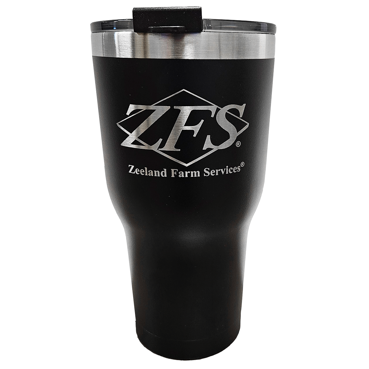 DRINKWARE 30 oz RTIC Tumbler (Black) ZFS ZFS Solutions Promo Store