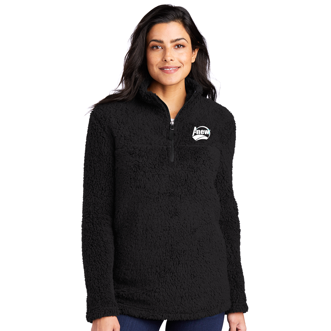 APPAREL/Outerwear - Port Authority Ladies' Cozy 1/4-Zip Fleece Sweater - ANW