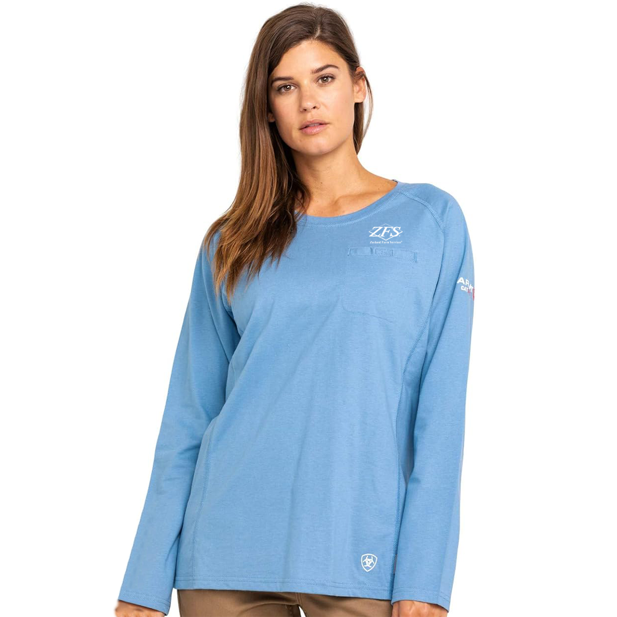 APPAREL/Shirts - Ariat FR Ladies' Air Crew T-Shirt - ZFS – ZFS ...