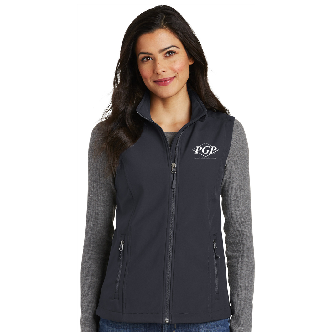 APPAREL/Outerwear - Port Authority Ladies' Core Soft Shell Vest - PGP