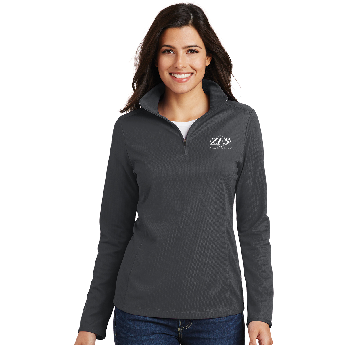 APPAREL/Outerwear - Sport-Tek® Ladies Sport-Wick® Stretch 1/4-Zip