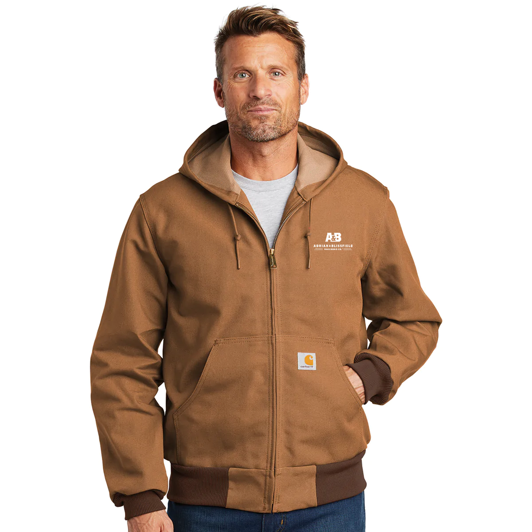 APPAREL/Outerwear - Carhartt Men's Thermal-Lined Duck Active Jacket - A&B